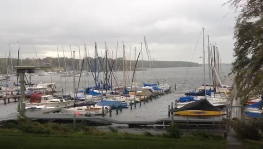 Sturm Xavier im Hafen des SC Gothia - Photo © M. Pichura